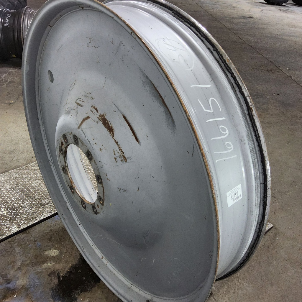 10"W x 54"D, Case IH Silver Mist 10-Hole Formed Plate , -7.75" Offset