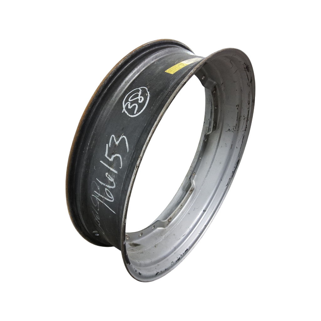 10"W x 38"D, Case IH Silver Mist 12-Hole Waffle Wheel (Groups of 3 bolts)