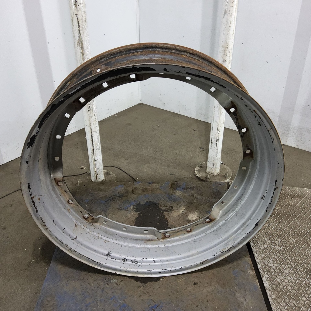 10"W x 38"D, Case IH Silver Mist 12-Hole Waffle Wheel (Groups of 3 bolts)