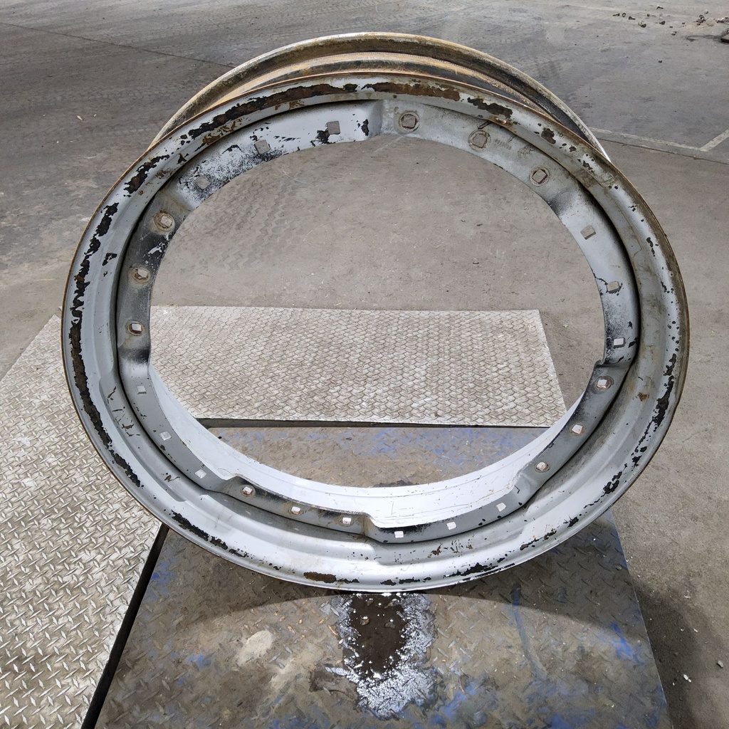 10"W x 38"D, Case IH Silver Mist 12-Hole Waffle Wheel (Groups of 3 bolts)