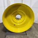 12"W x 54"D, John Deere Yellow 10-Hole Formed Plate , -9.25" Offset