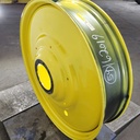 12"W x 54"D, John Deere Yellow 10-Hole Formed Plate , -9.25" Offset