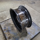 10"W x 24"D, Black 8-Hole Rim with Clamp/U-Clamp (groups of 2 bolts)