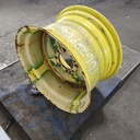 16"W x 26"D, John Deere Yellow 8-Hole Flat Plate , 0.56" Offset