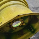 16"W x 26"D, John Deere Yellow 8-Hole Flat Plate , 0.56" Offset