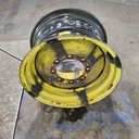 16"W x 26"D, John Deere Yellow 8-Hole Formed Plate , 4.38" Offset