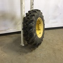 340/85R24 Firestone Radial All Traction DT R-1W on John Deere Yellow 8-Hole Rim with Clamp/U-Clamp (groups of 2 bolts) 95%