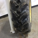 340/85R24 Firestone Radial All Traction DT R-1W on John Deere Yellow 8-Hole Rim with Clamp/U-Clamp (groups of 2 bolts) 95%