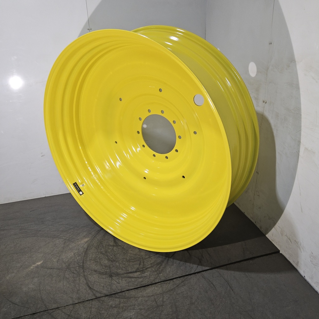 15"W x 50"D, John Deere Yellow 10-Hole Formed Plate , -6.75" Offset