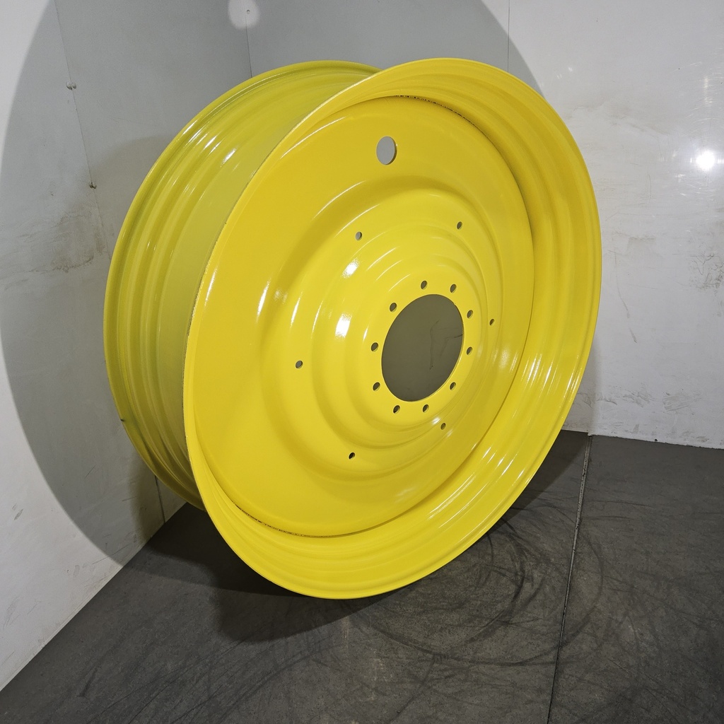15"W x 50"D, John Deere Yellow 10-Hole Formed Plate , -6.75" Offset