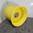 27"W x 32"D, John Deere Yellow 10-Hole Formed Plate , 2.81" Offset