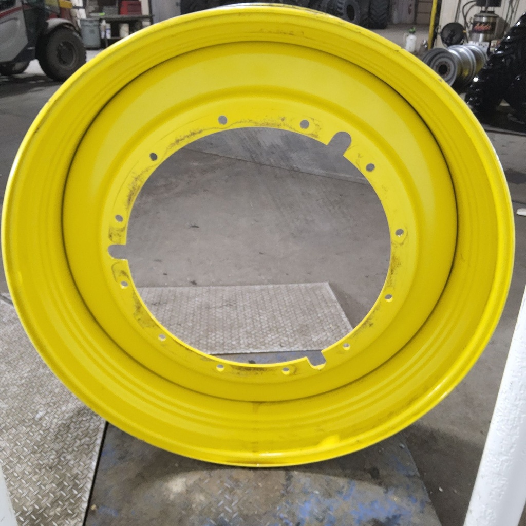 16"W x 50"D, John Deere Yellow 12-Hole Stub Disc , -3" Offset