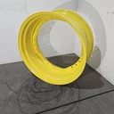 15"W x 34"D, John Deere Yellow 12-Hole Waffle Wheel (Groups of 3 bolts)