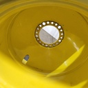 23"W x 38"D, John Deere Yellow 20-Hole Dolly Dual , -16.38" Offset