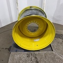 27"W x 32"D, John Deere Yellow 20-Hole Formed Plate , 0.38" Offset