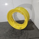 13"W x 30"D, John Deere Yellow 12-Hole Waffle Wheel (Groups of 3 bolts) , 7.25" Offset