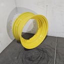 13"W x 30"D, John Deere Yellow 12-Hole Waffle Wheel (Groups of 3 bolts) , 7.25" Offset