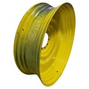 15"W x 50"D, John Deere Yellow 10-Hole Formed Plate , -6.81" Offset