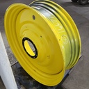 15"W x 50"D, John Deere Yellow 10-Hole Formed Plate , -6.81" Offset