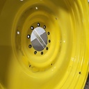 15"W x 50"D, John Deere Yellow 10-Hole Formed Plate , -6.81" Offset