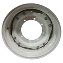 8-Hole Waffle Disc (Groups of 2 Bolts) Center for 24" Rim, New Holland White / Ford / Bianco White