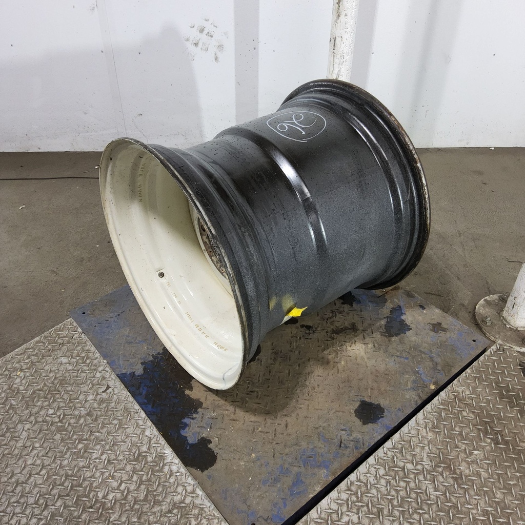 25"W x 26"D, New Holland White / Ford / Bianco White 10-Hole Formed Plate , -5.69" Offset