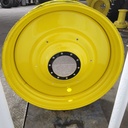 15"W x 50"D, John Deere Yellow 10-Hole Formed Plate , -6.81" Offset