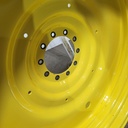 15"W x 50"D, John Deere Yellow 10-Hole Formed Plate , -6.81" Offset