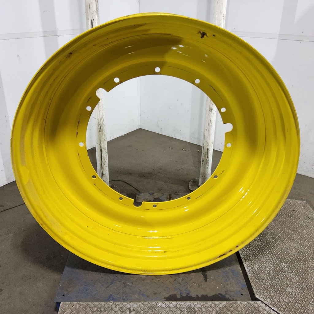 15"W x 50"D, John Deere Yellow 12-Hole Stub Disc , -3.25" Offset