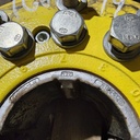 10-Hole Wedg-Lok OE Style, 4.72" (120mm) axle, John Deere Yellow