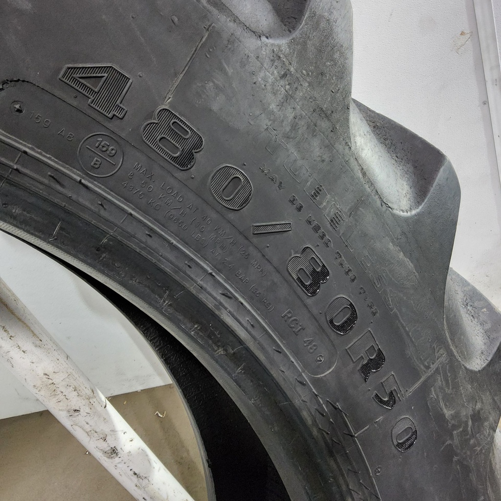 480/80R50 Goodyear Farm DT800 Super Traction R-1W 159B 75%