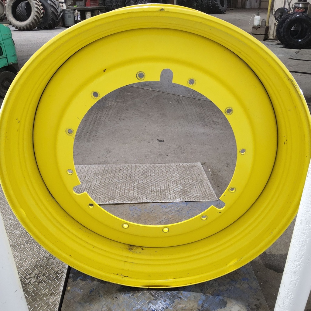 16"W x 50"D, John Deere Yellow 12-Hole Stub Disc , -3" Offset