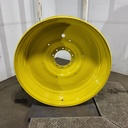16"W x 50"D, John Deere Yellow 10-Hole Formed Plate , -6.88" Offset