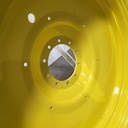 16"W x 50"D, John Deere Yellow 10-Hole Formed Plate , -6.88" Offset