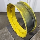 12"W x 38"D, John Deere Yellow 12-Hole Waffle Wheel (Groups of 3 bolts)
