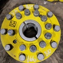 10-Hole Wedg-Lok OE Style, 3.94" (100mm) axle, John Deere Yellow