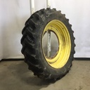 480/80R50 Goodyear Farm DT800 Super Traction R-1W on John Deere Yellow 12-Hole Stub Disc 60%