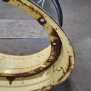 18"W x 38"D, John Deere Yellow 12-Hole Stub Disc , -3.31" Offset