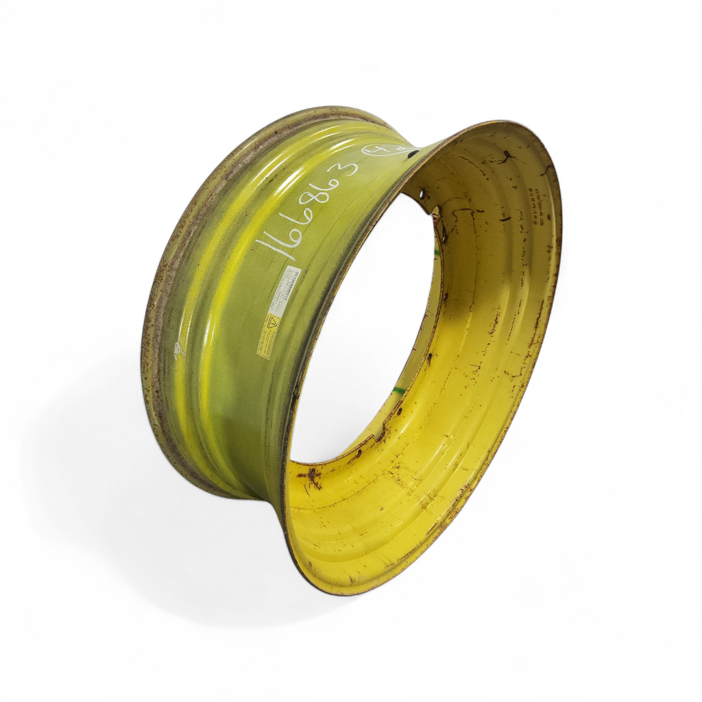 16"W x 42"D, John Deere Yellow 12-Hole Stub Disc , -3.12" Offset