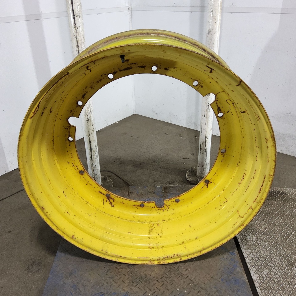 16"W x 42"D, John Deere Yellow 12-Hole Stub Disc , -3.12" Offset