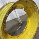 16"W x 42"D, John Deere Yellow 12-Hole Stub Disc , -3.12" Offset