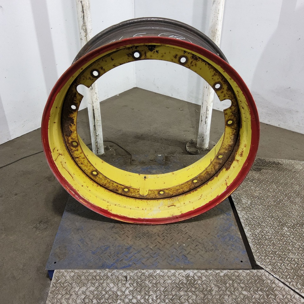 16"W x 38"D, John Deere Yellow 12-Hole Stub Disc , -3.06" Offset