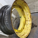15"W x 30"D, John Deere Yellow 12-Hole Waffle Wheel (Groups of 3 bolts)