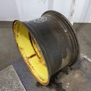 15"W x 28"D, John Deere Yellow 12-Hole Waffle Wheel (Groups of 3 bolts)