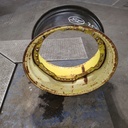 15"W x 28"D, John Deere Yellow 12-Hole Waffle Wheel (Groups of 3 bolts)