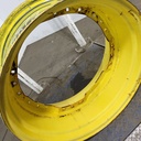 15"W x 34"D, John Deere Yellow 12-Hole Waffle Wheel (Groups of 3 bolts)