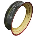 10"W x 38"D, John Deere Yellow 12-Hole Stub Disc , 2" Offset