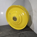 12"W x 54"D, John Deere Yellow 10-Hole Formed Plate , -9.25" Offset