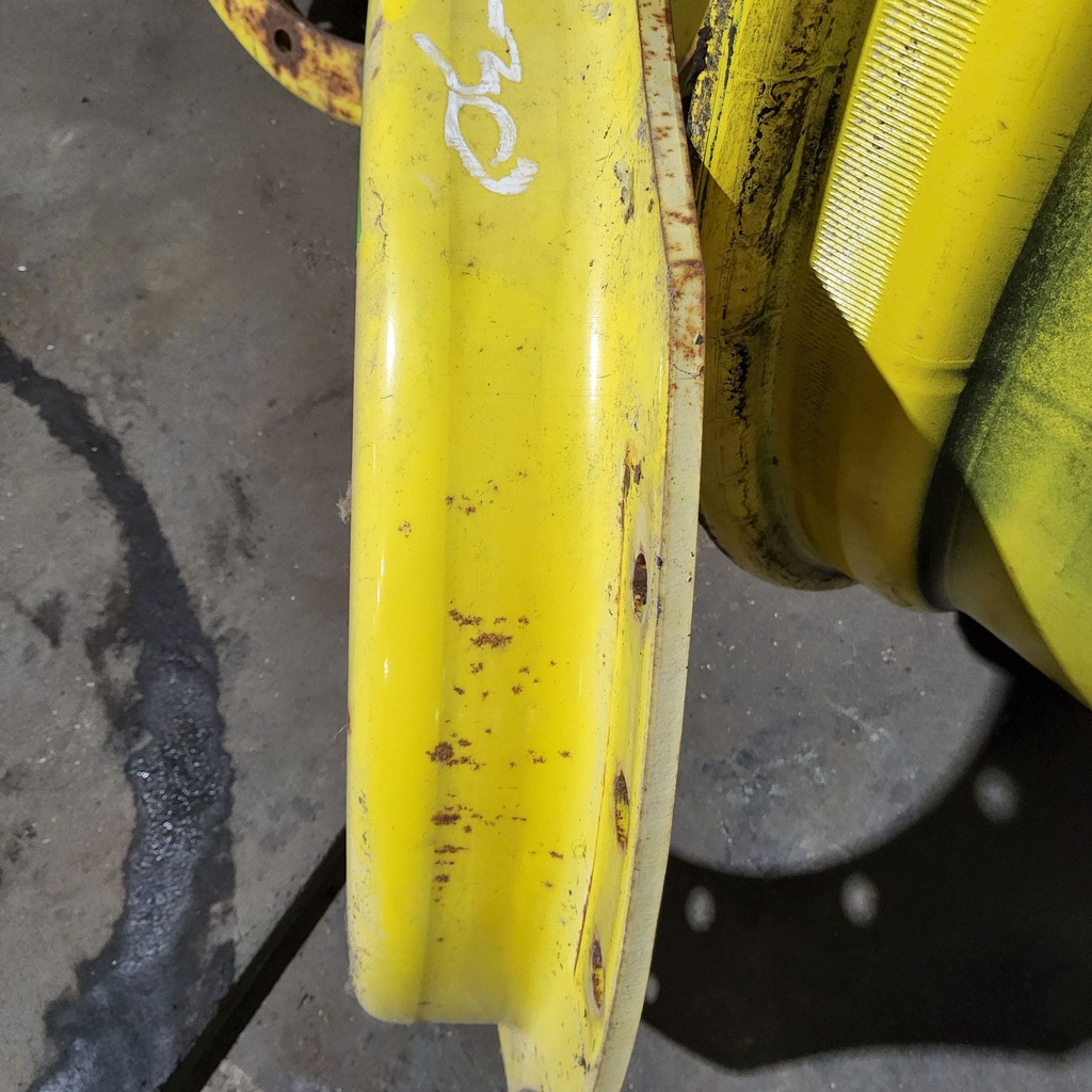 12-Hole Waffle Disc (Groups of 3 Bolts) Center for 28"-30" Rim, John Deere Yellow