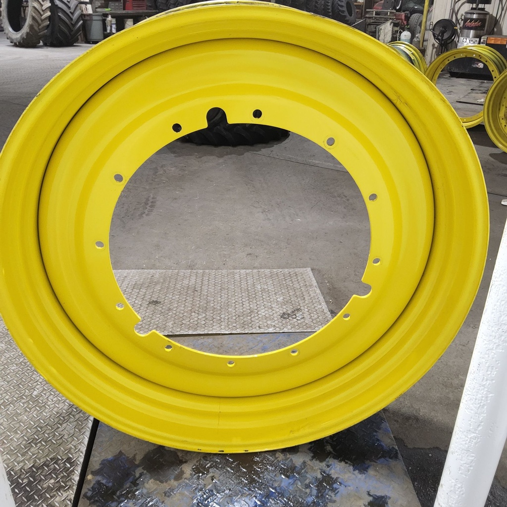 15"W x 50"D, John Deere Yellow 12-Hole Stub Disc , -3.12" Offset